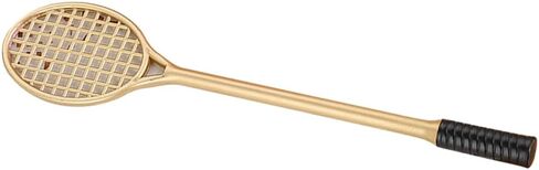 Gadpiparty 1 قطع التنس الذهب Gold Gelt Gel Pen Pens Adolity Goidty Sports Messours Accessory Black Ink Stationery للطالب (0.5 مم) in Kuwait