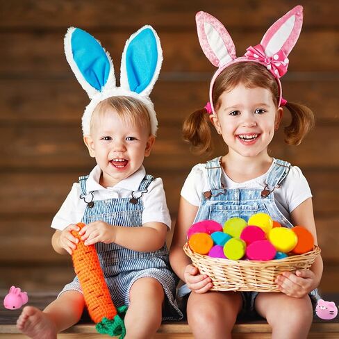 24 PCS Easter Eggs Filled with Squishy Toys, Easter Basket Stuffers for Toddler Boys Girls, Plastic Easter Eggs Filler Kawaii Stuff Squishy Easter Gifts for Kids, Easter Egg Hunt Party Favor in Kuwait