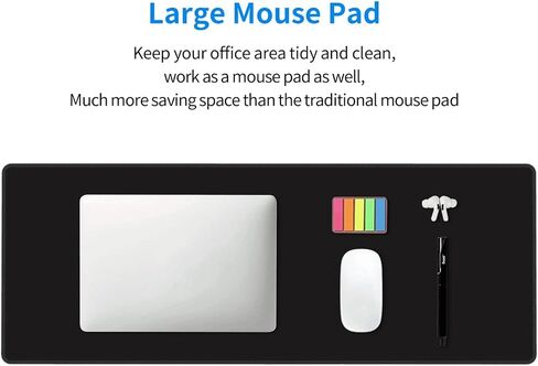 وسادة الفأر الأبيض الممتدة ألعاب كبيرة Mousepad XL كبيرة طويلة الحصير حصيرة حصيرة الحواف المخيط 31.5 × 11.8 بوصة للمكتب المنزلي in Kuwait