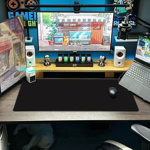 وسادة الفأر الأبيض الممتدة ألعاب كبيرة Mousepad XL كبيرة طويلة الحصير حصيرة حصيرة الحواف المخيط 31.5 × 11.8 بوصة للمكتب المنزلي in Kuwait