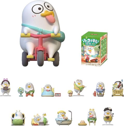 POP MART Duckyo's Leisure Life Series Figures, Blind Box Figures, Random Design Action Figures Collectible Toys Home Decorations, Holiday Birthday Gifts, Single Box in Saudi Arabia