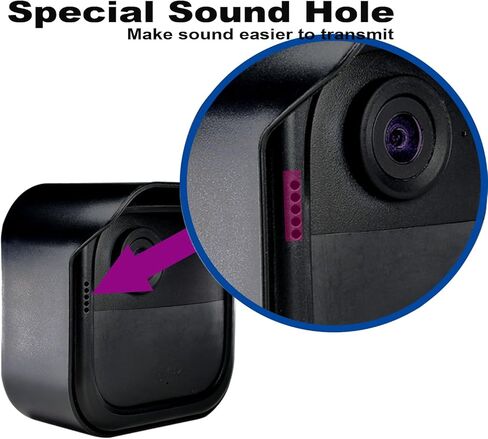 حامل الكاميرا الخارجية Blink الجديد كليًا من Skyworld، غطاء واقٍ مقاوم للطقس وحامل قابل للتعديل 360 درجة للجيل الرابع من Blink مع وحدة مزامنة Blink 2 وكابل شاحن USB (أسود 5 قطع) in Kuwait