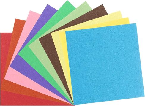DMiotech 500 Sheets 2x2 Inch Origami Paper, 10 Colors 70gsm Square Origami Paper Easy Fold Double Sided Colored Paper for DIY Arts and Crafts in Saudi Arabia