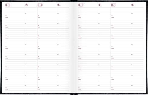 Brownline® 2025 Traditional Daily Planner, Untimed Journal, 12 Months, January to December, Perfect Binding, 10" x 7.875", Black (C550.BLK-25) in Saudi Arabia