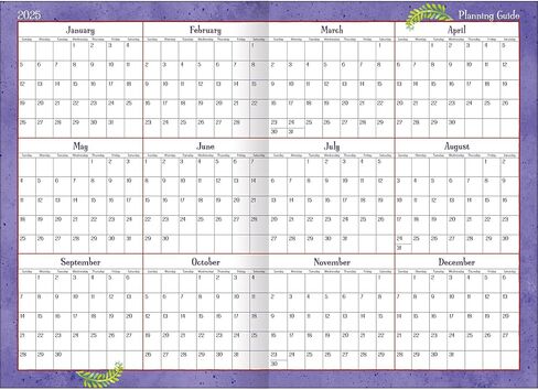 Lang, Simple Inspirations by Debi Hron 2025 Monthly Planner in Saudi Arabia