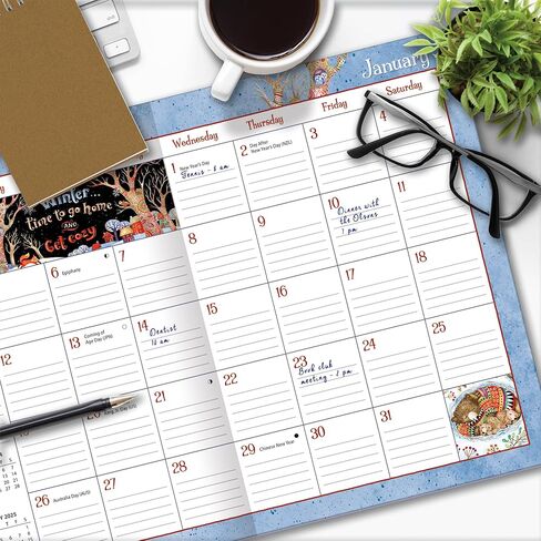 Lang, Simple Inspirations by Debi Hron 2025 Monthly Planner in Saudi Arabia