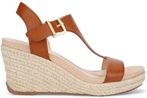 Kenneth Cole REACTION Women's Card Wedge, Soft Gold PU, 6 in Kuwait