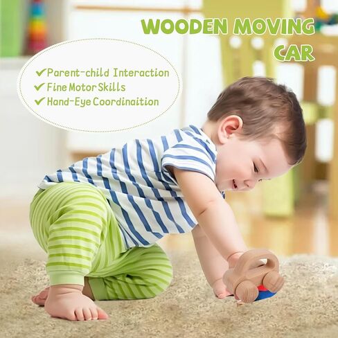 Adena Montessori Play Kit for 0-6 Month Baby,9 in 1 Learning Kit Includ Black&White Card,Rainmake Rattle,Sensory Ball,Tummy Time Wobbler,Tissue Box,Tissue,Rainbow Ball,Rainbow Drum,Suction Cup Spinner in Kuwait