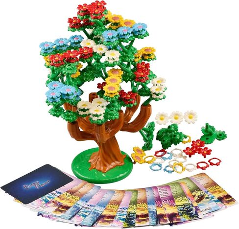 CrazyFlower-Family Brick Stacking Game, Light Strategy Cards Game, Grow Your Tree, Bloom Beautiful Flowers, and Compete for Victory | Fun for Family & Friends,2-4 Players, Ages 12+,45 Minute Playtime in Saudi Arabia