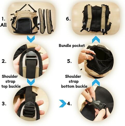 Pet Backpack Featuring Breathable Mesh for Small Dog and Kitty Cat 20 Lbs Load-Bearing Good for Hiking(Creamy White) in Saudi Arabia