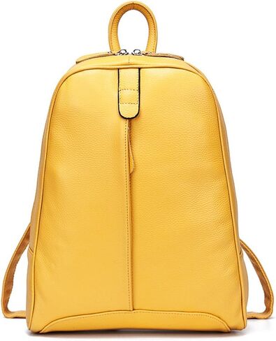 Simple Genuine Leather Backpack Women Laptop Casual Knapsack Ladies Travel Bag in Saudi Arabia