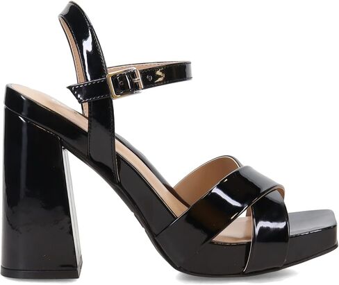 MIA Womens Erina Ankle Strap Block Dress Sandals High Heel 3" & Up - White in Saudi Arabia