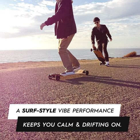 Magneto Longboards Bamboo Longboards للتجول والنحت والنمط الحر والإنحدار والرقص (Drop & Fiberglass عبر الخيزران عبر اللوحة Longboard) in Kuwait