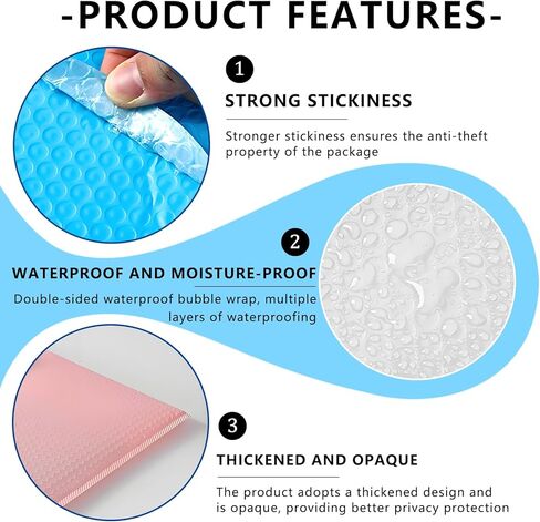 Bubble Mailers - 9 X 12 Inch Padded Envelopes, Blue Mailing Envelopes, Bubbles Envelope, Padded Envelope ﻿for Clothes Makeup Supplies (25Pack, 9 X 12'') in Kuwait