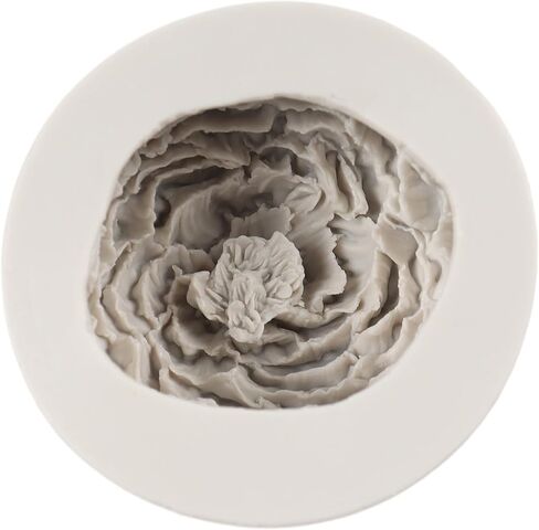 Peony Flower Silicone Fondant Mold for Cake Decoration Cupcake Topper Chocolate Candy Sugar Craft Polymer Resin Clay Soap Candle Gum Paste in Saudi Arabia