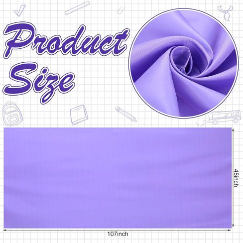 Bulletin Board Fabric 48 '' x 107 '' Class Fabric for Classroom Bulletin Board Background Decor, Pillows, Curtains, Crafts (White) in Kuwait