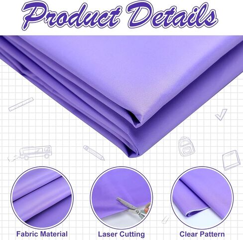 Bulletin Board Fabric 48 '' x 107 '' Class Fabric for Classroom Bulletin Board Background Decor, Pillows, Curtains, Crafts (White) in Kuwait