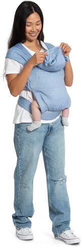 babyGap by Delta Children Legacy 3-in-1 Baby Carrier – Newborn to Toddler (Holds 7.5 to 25 lbs.), Face-in and Face-Out Baby Carrier Wrap with Lumbar Support, Ergonomic, Blush in Kuwait