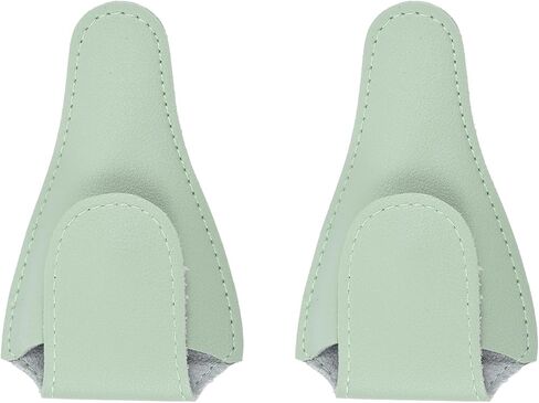 2 Pack PU Scissors Cover - Embroidery Sewing Craft Leather Scissors Protective Case, Apply to Storing Nipper Shears (4.5 x 2.6 Inches, Light Green) in Saudi Arabia