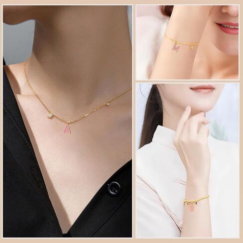 18K Gold Filled A-Z Alphabet Letters Charms,26Pcs Initial A-Z Alphabet Charms,Bracelet Necklace Earrings Charms for DIY Jewelry Making in Kuwait