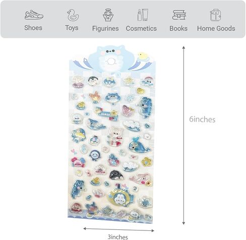4PCS Self-Adhesive Stickers Mixed Style Decorative Star Fruit, Flowers, Plants, and Trees Stickers for Personalize Hand Account Photo Frame Album Laptop Water Bottle Scrapbook Decoration in Saudi Arabia