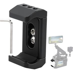 Tookie ﻿Aluminum Power Bank Holder, Portable Powerbank Mount Clamp Compatible with Width Range: 51.5-86mm (2.03-3.39inch) Power Bank, Adjustable Power Bank Clamp Mount(Size:Type B)