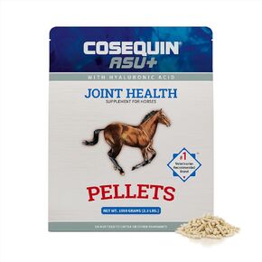 Nutramax Cosequin ASU Plus مكملات صحية مشتركة للخيول - الكريات مع الجلوكوزامين ، chondroitin ، MSM ، ASU ، ALA ، وحمض الهيالورونيك ، 1050 غرام