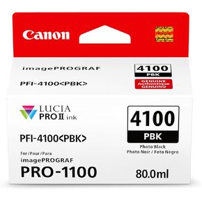 Canon PFI-4100 Photo Photo Black Ink Tank ، متوافق مع طابعات ImagePrograf Pro-1100
