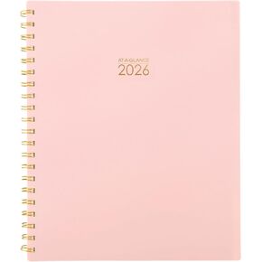 AT-A-GLANCE 2026 Planner, Weekly & Monthly, 8.5" x 11", Large, Harmony, Sunset Coral (1099-905-27-26)