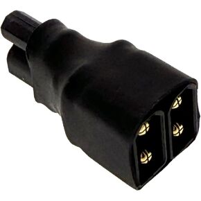 Backbayrc - سلسلة خلسة: All Black No Wire XT90 محول بطارية Lipo Serial