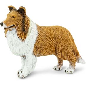 Safari Ltd. Collie تمثال - LifeLike 4 "شخصية الكلب - لعبة تعليمية للبنين والبنات والأطفال الذين تتراوح أعمارهم بين 3+