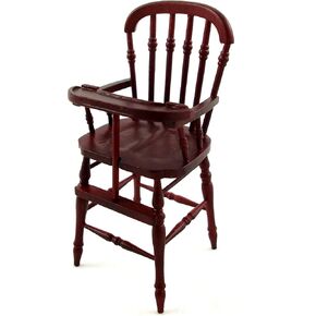 Dollhouse Miniature Mahogany Victorian High Chair