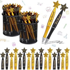 Tenceur 64 PCS Star Student Assibs Arward Point Pens Pens Eduction Homports Black Inspirations Awards for Star Threads of the Week ، التعرف على مدرس الفصل الدراسي (متعدد الألوان)