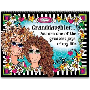 Blue Mountain Arts 2025 Hanging Wall Calendar (Granddaughter… You Are One of the Greatest Joys of My Life) by Suzy Toronto Is a Sweet Gift for a Granddaughter—12 Months, 9 x 12 inches