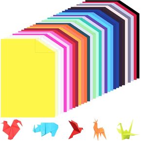 Colored Cardstock 8.3 x 11.8 Assorted 30 Colors, Double Sided Color Cardstock 120 Sheets – Cardstock Colored Paper 230 GSM (85 lb Cover) - Perfect for Printing, Card Making, Die Cut