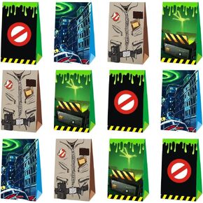 Koovdem 12pcs Ghost Movie Goodie Gift Facs for Birthday ، حقائب لطيفة لمستلزمات الحفلات زخارف عيد ميلاد