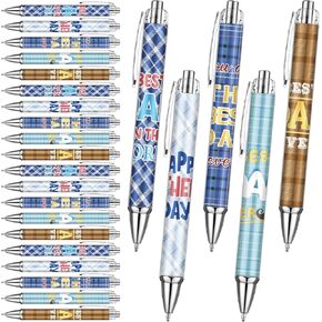 30pc أيام الأب في نقاط الحفلات ، فصول الكنيسة ، هدايا المكاتب ، الجزء الأكبر للرجال ، شكرًا لك أفضل هدايا أبي من الابنة الابن ، الحبر الأسود ،