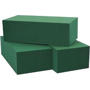 كتل الرغوة الأزهار Ximoryn حزمة من 3 رغوة زهرة رطبة وجافة خضراء الطازجة (5.5 "L x 3.1" W x 1.7 "H) وترتيب الزهور الاصطناعي ، رغوة النبات ، مستلزمات الزهور ل DIYS