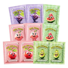 10 أجهزة كمبيوتر مثقلة ، أقنعة الوجه Fruit Fruit Fruit Fruit Fruit Fruit Fruit Fruit Fruit Fruit ، مجموعة رطبة للعناية بالبشرة ، هدايا عيد الميلاد لفتيات Teen-Teen 02