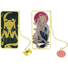 Warrior of Love and Justice ، Sail-Pors-Moon Bookmark ， Book Study Study Stationery and Lundmarks Gift for Comic Book Junkie الطالب (Moon Warrior)