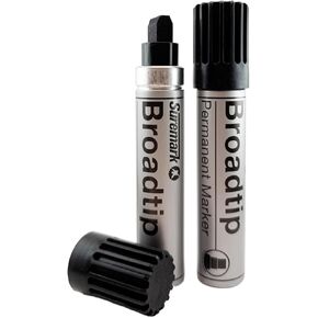 2 × ألفا Broadtip Jumbo علامة دائمة