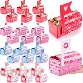 HARLOON 24 PCS Valentine's Day Boxt Barty's Day Party Tavis