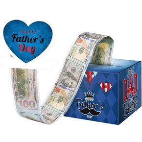 Jaywayang's Day's Day Box for Gift ، Surprise Money Gift Box with Card and Cash Holder for Dad Grandfather ، Diy Fun's Dead's Cass