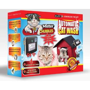 صناديق هدايا Prank ، Inc. Mr. Chubbles Auto Cat Wash! صندوق ممتع للبالغين أو الأطفال! صندوق نكتة مزيف لعشاق هدايا هفوة مضحكة