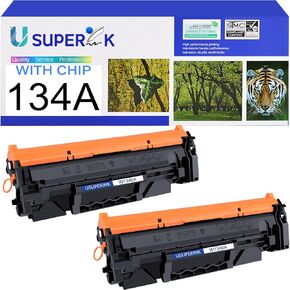 W1340A Compatible for HP 134A Black Toner Cartridge use for Laserjet Pro M209dw MFP M234dw M234sdn M234dw(NOT USE with M209we, M234dwe, M234sdwe,M234sdne,2 Pack)