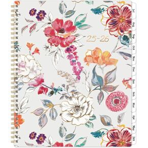 2025-2026 Planner – Academic Planner, 9" x 11", Jul 2025 - Jun 2026, Calendar 2025-2026 with Weekly ＆ Monthly Spread, Twin-wire Binding, Monthly Tabs, Back Pocket, Great for Planning