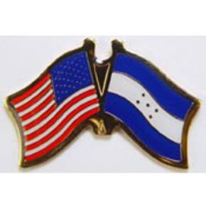 eagleemblems p09746 pin-usa/honduras (أعلام متقاطعة) (1.125 '')