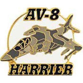 Eagleemblems P62313 Pin-APL ، AV-8 Harrier ، Camo (1.5 '')