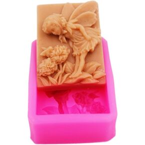 Longzang Angel Mould Craft Art Silicone Soap Mold Moulds DIY (S023)