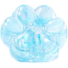 Blingbling Paw Taba Squishy للبالغين - تخفيف الإجهاد ، وضغط السيليكون الناعم للنساء ، والرجال ، والبالغين (الأزرق)